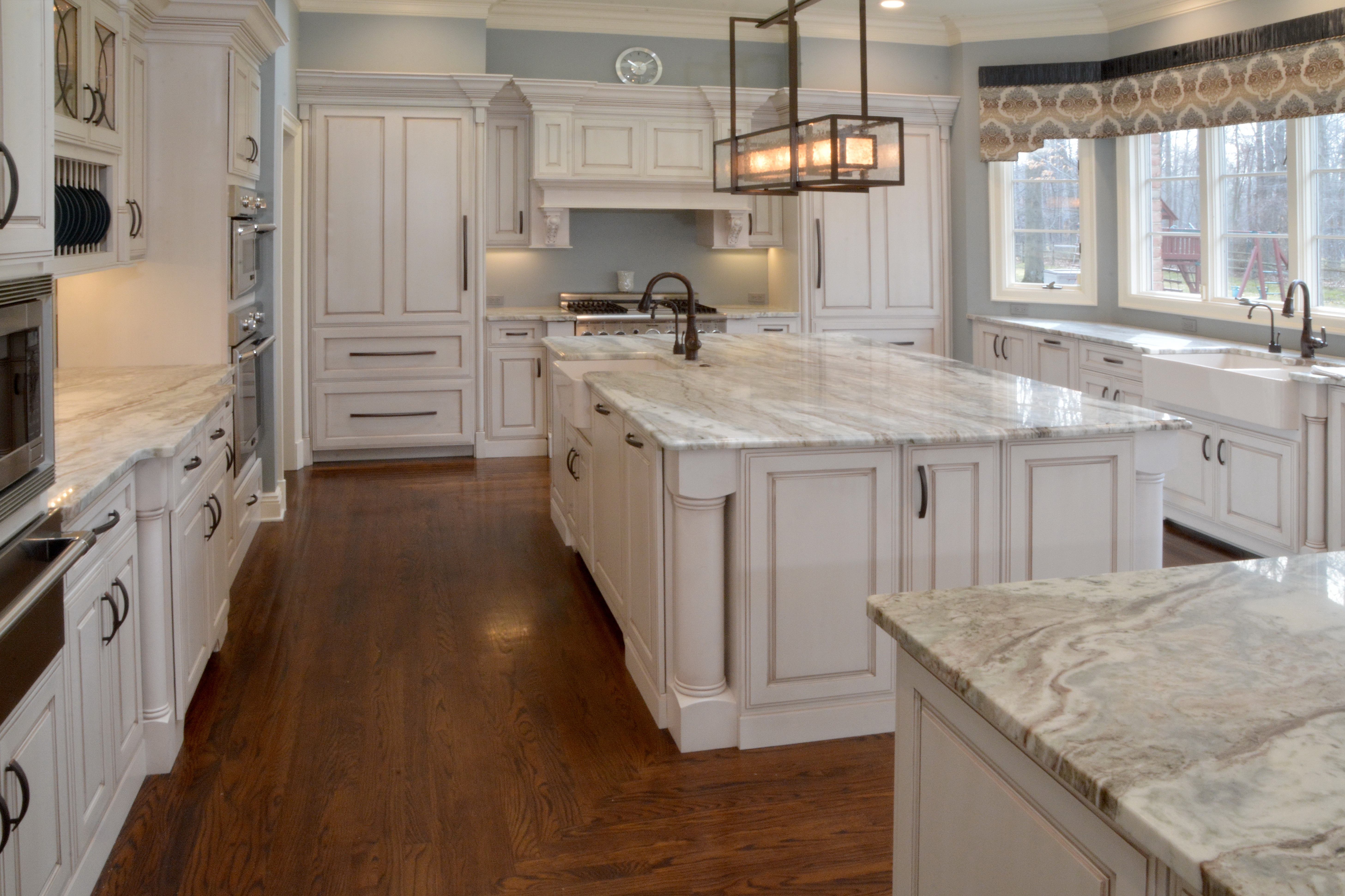 bleached maple kitchen cabinets